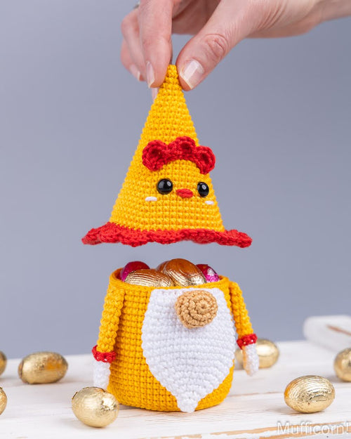 Chicken Gnome Candy Keeper