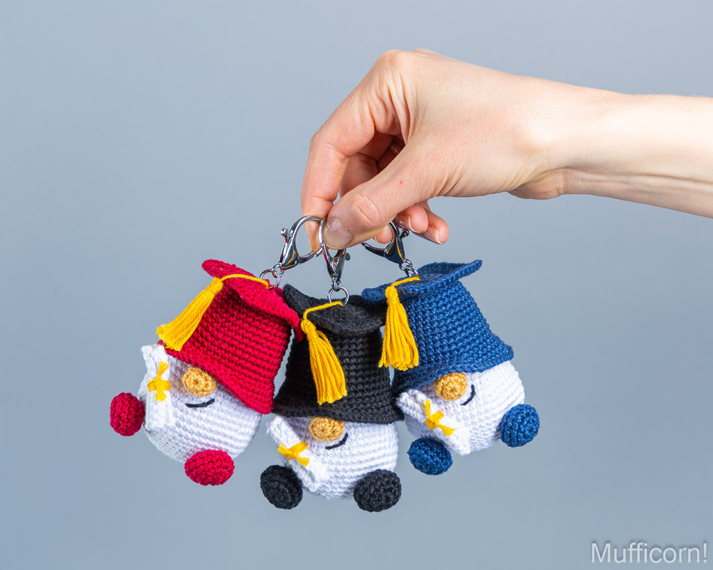Graduation Gnomes Keychains