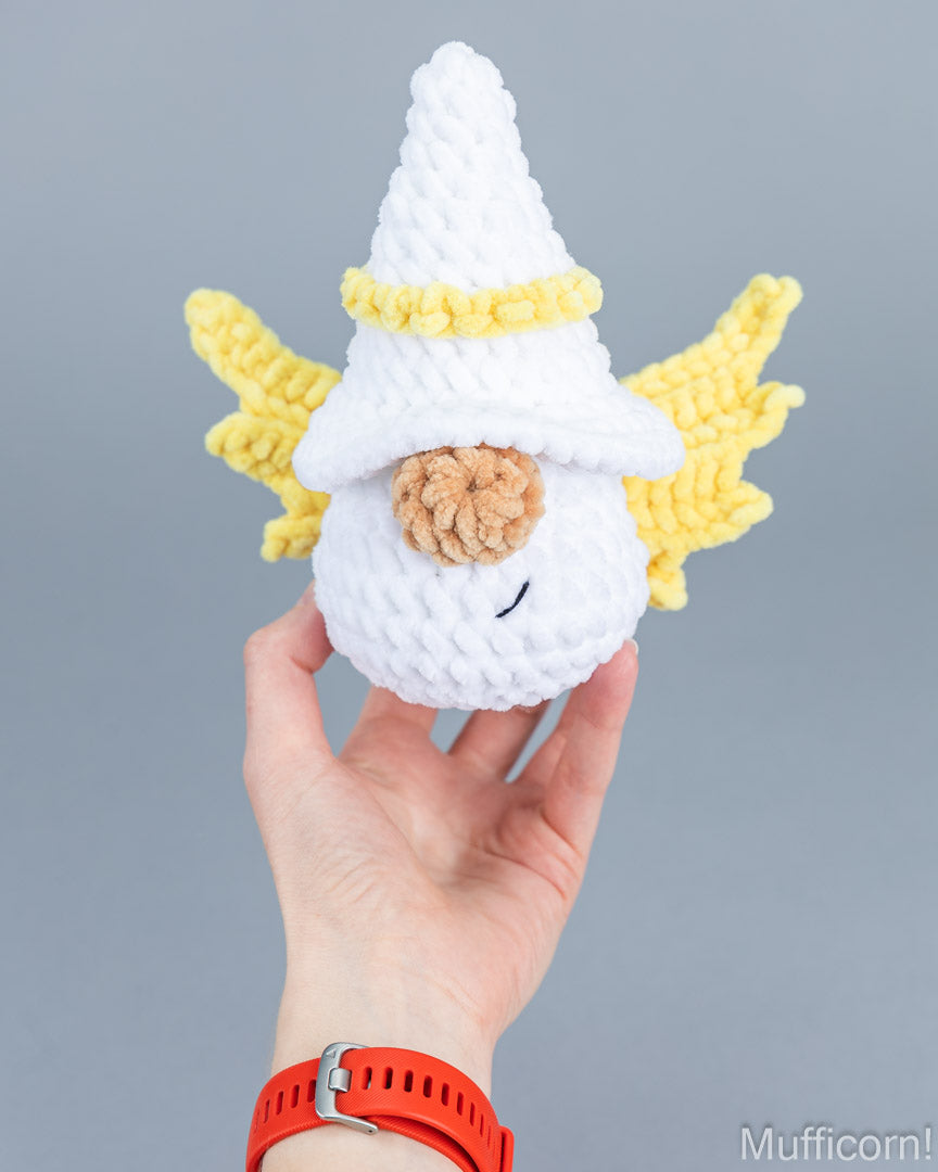 Plush Angel Gnome