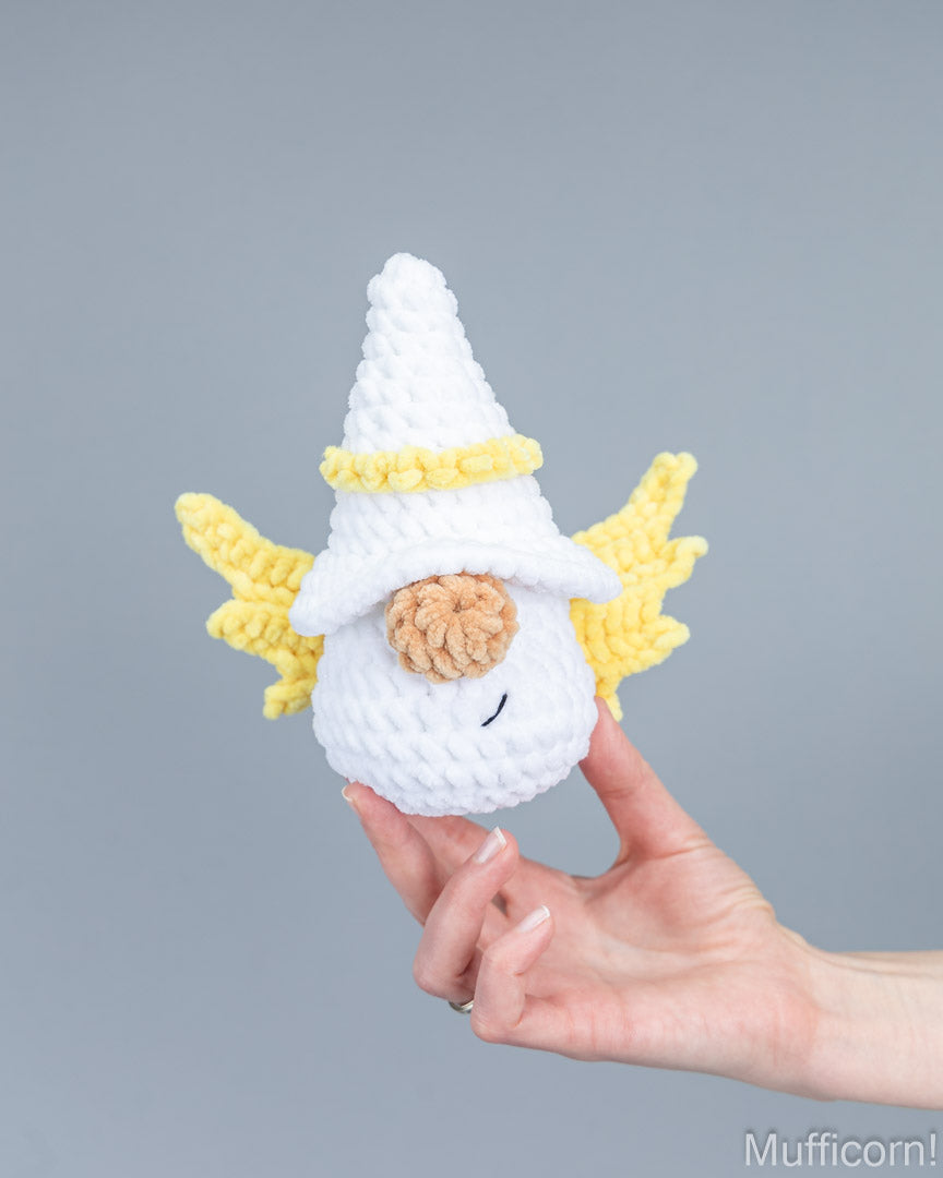 Plush Angel Gnome