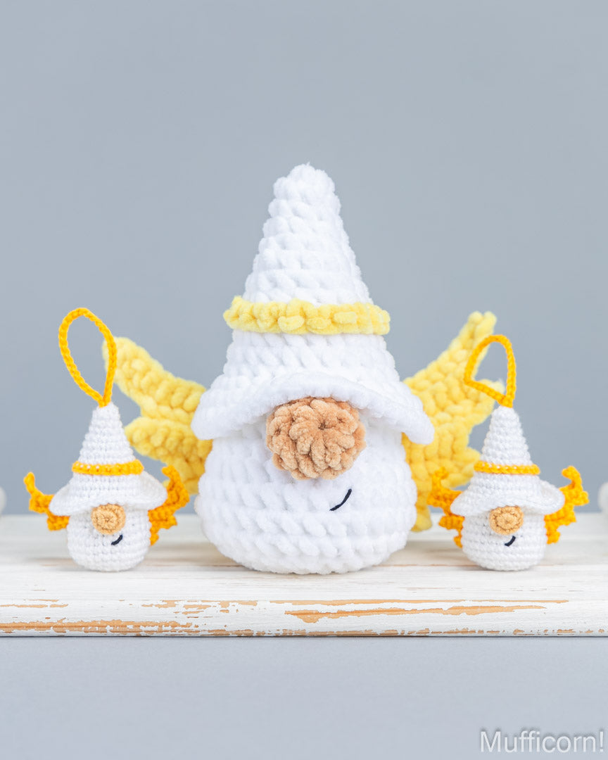 Plush Angel Gnome
