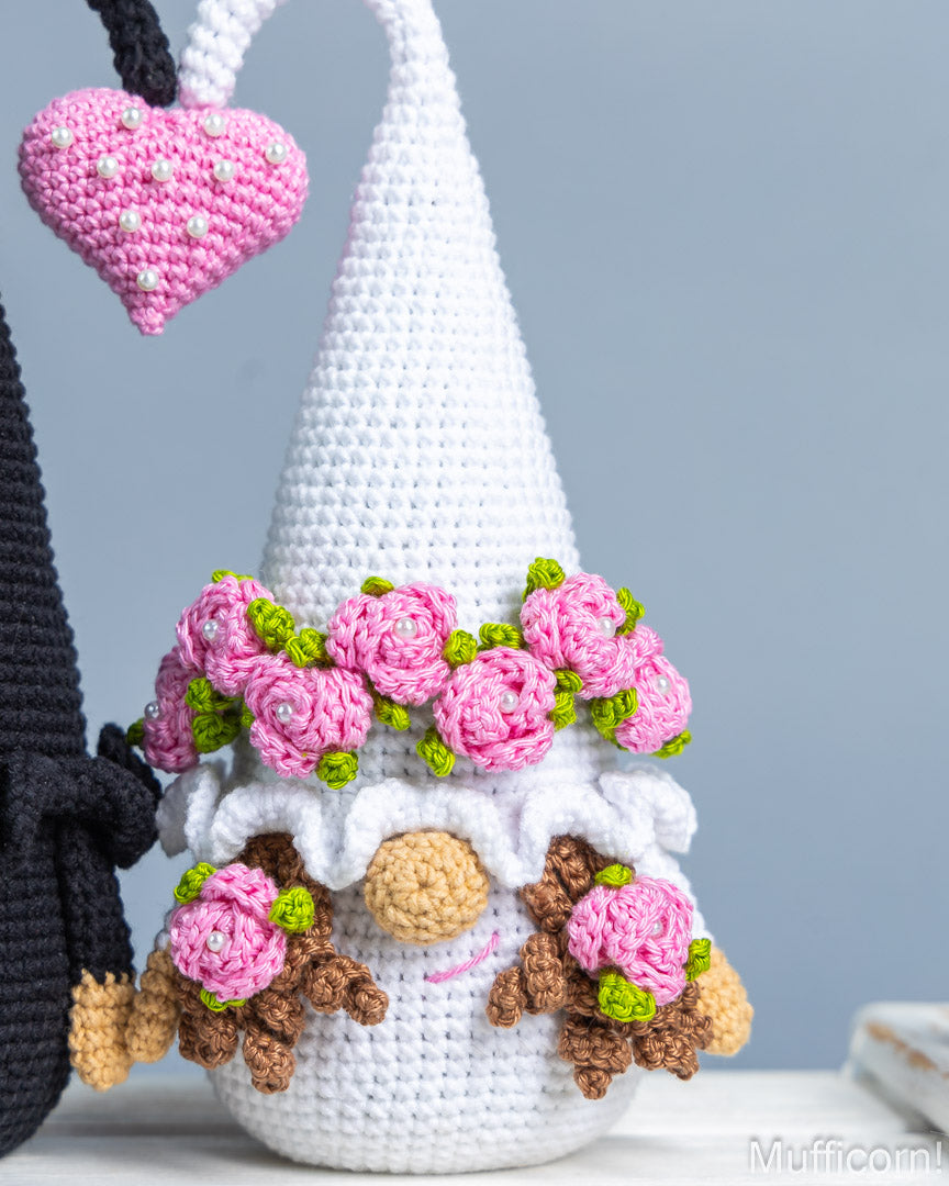 Crochet patterns bundle: Wedding Gnomes
