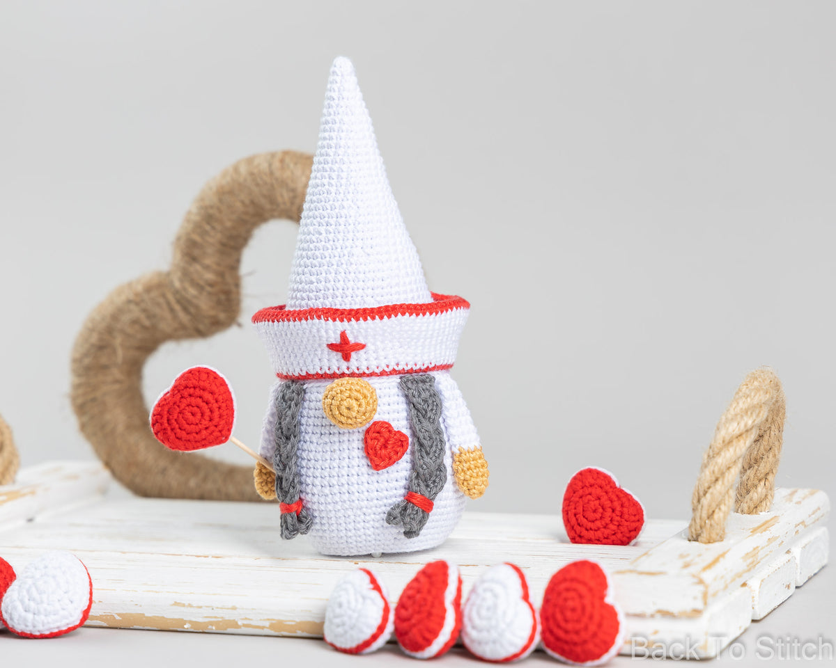 Gnome nurse with heart