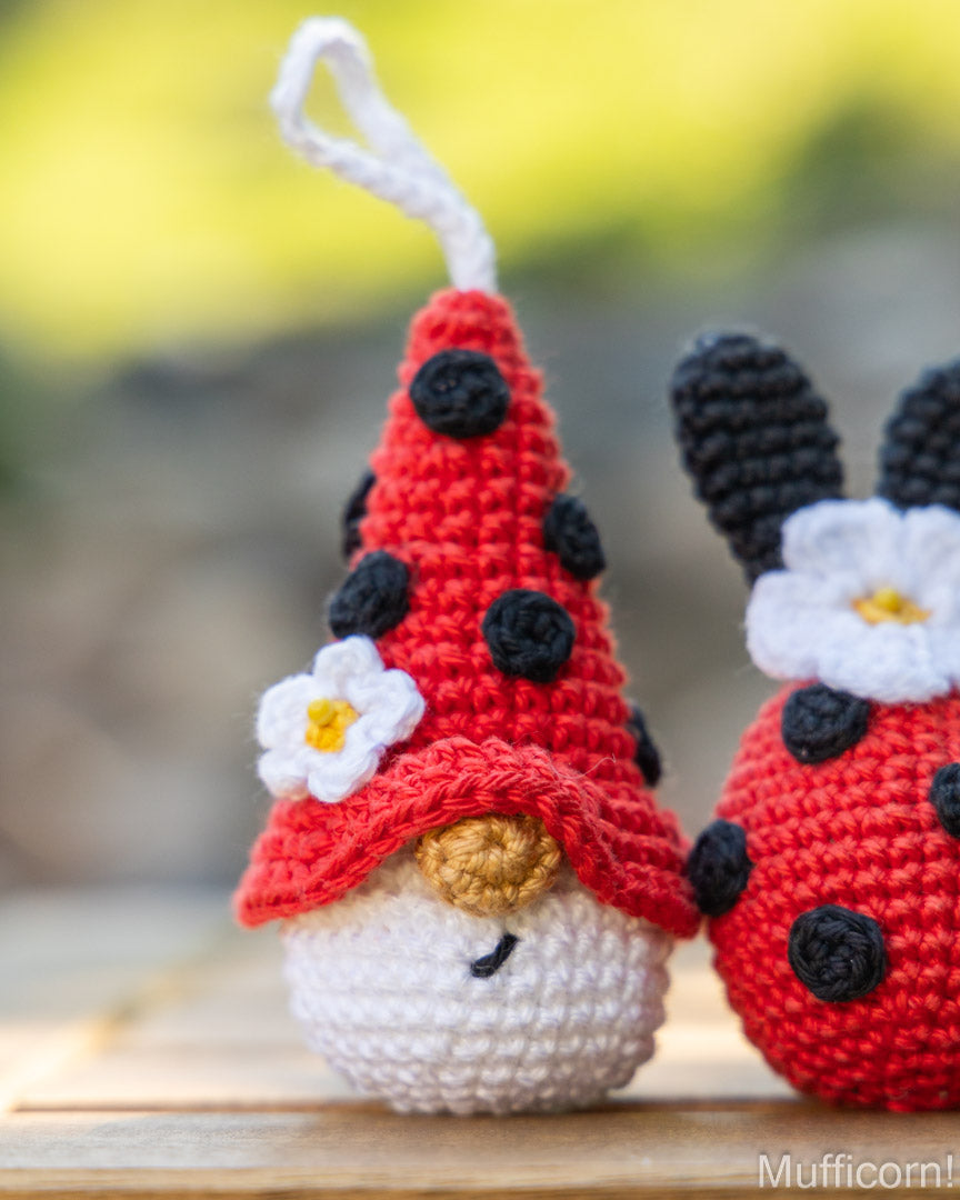 Bee & Ladybug Keychains & Bunny Ear Eggs Bundle