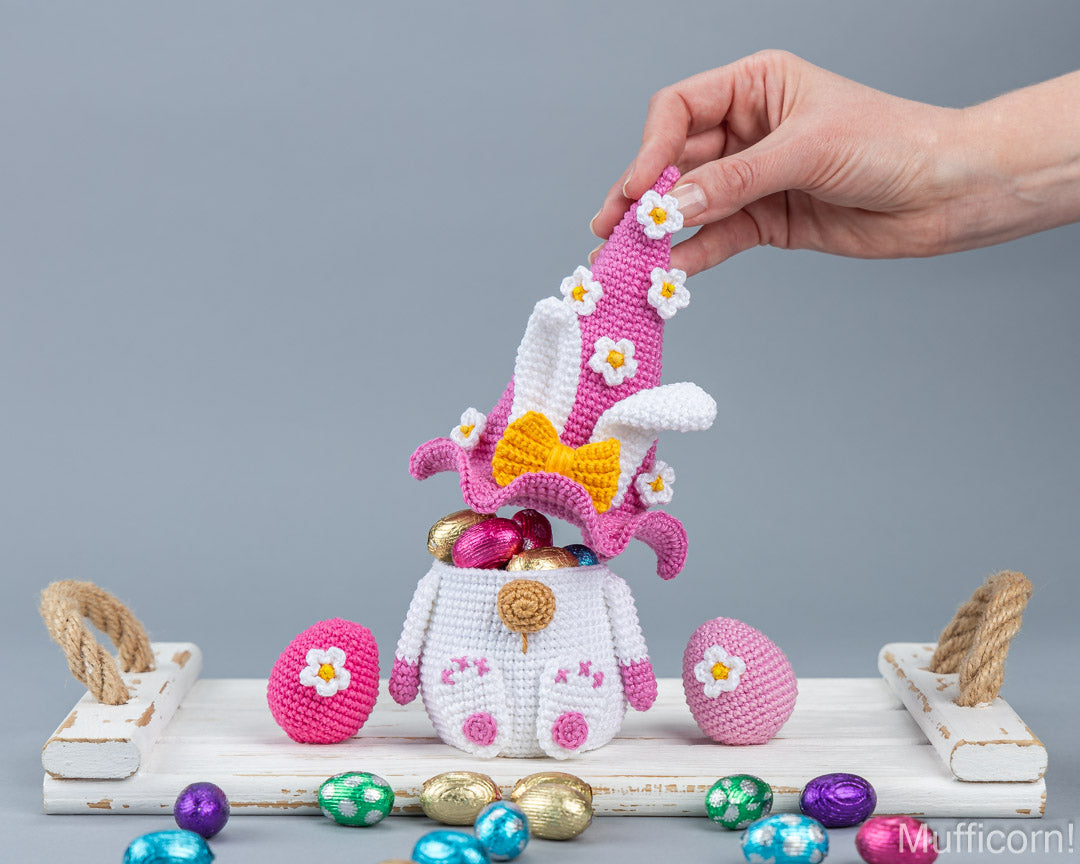 Easter bunny Gnome Candy Keeper